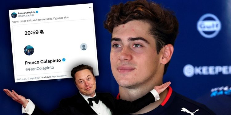 ¿Por qué Colapinto le agradeció a Elon Musk?