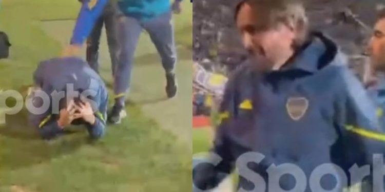 Video: el llanto en el piso de Diego Martínez tras la victoria de Boca