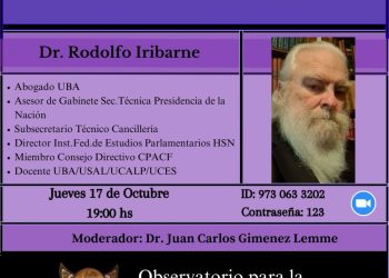 Dia 17 de Octubre: video conferencia del Dr Rodolfo Iribarne sobre el Movimiento Nacional
