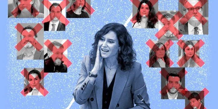 Ayuso acumula ya 13 rivales ‘caídos’ en la batalla de la Asamblea de Madrid desde que es presidenta