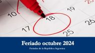 Declaran feriado el viernes 18 de octubre y habrá un nuevo fin de semana largo