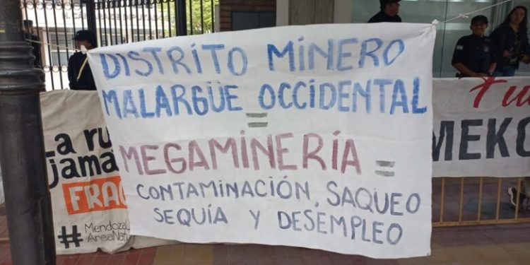 Día antimero en la Legislatura de Mendoza: “Un boludo se sentó y sacó la bandera de Palestina”
