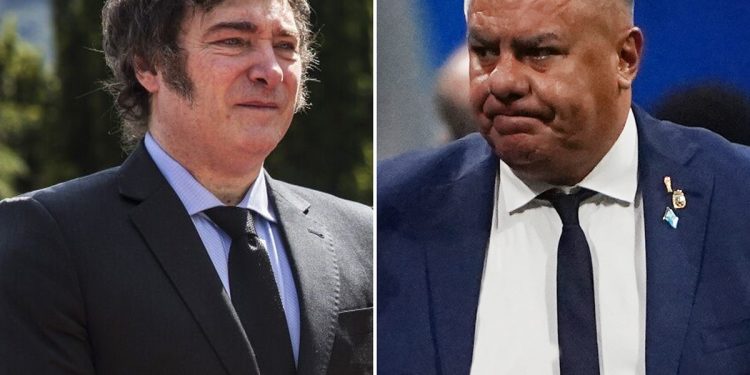 El durísimo ataque de Milei a Chiqui Tapia antes de la Asamblea de la AFA