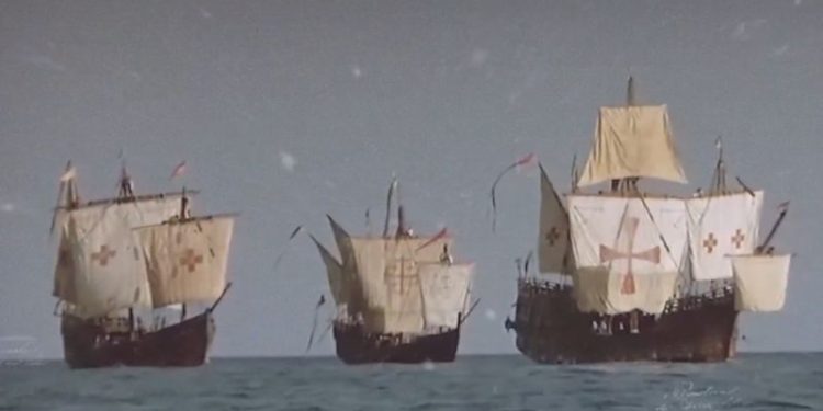 El Gobierno volvió a usar la denominación “Día de la Raza” y conmemoró la llegada de Colón a América: “Marcó el inicio de la civilización”