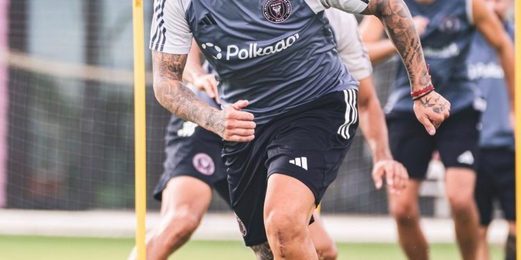El jugador argentino que volvió a los entrenamientos con Inter Miami luego de su grave lesión