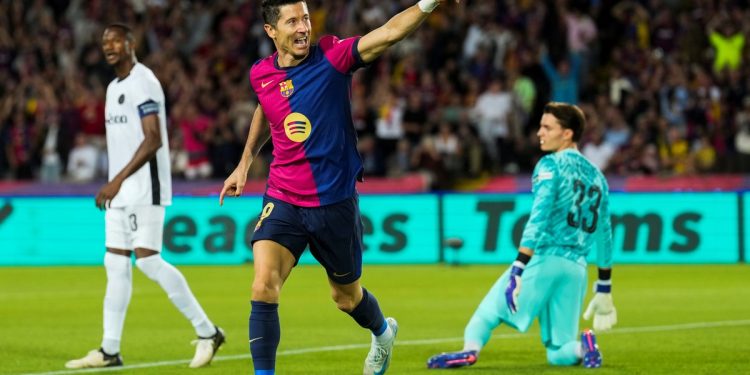 El récord que Lewandowski le igualó a Messi en la Champions League