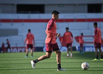 El tobillo de Meza, una preocupación que tiene atento a Gallardo