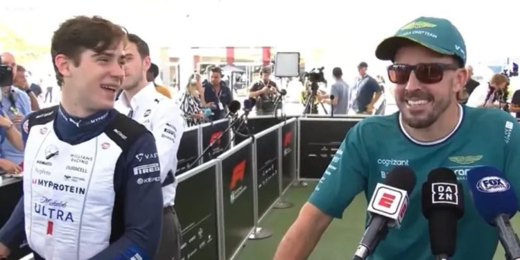 Formula 1: el comentario de Fernando Alonso que desató la risa de Franco Colapinto