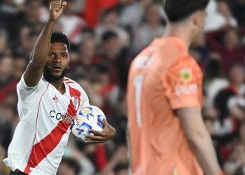 Gallardo festejó el final de la sequía de Borja: “Se cortó la racha”