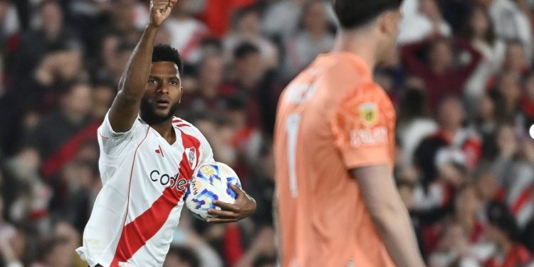 Gallardo festejó el final de la sequía de Borja: “Se cortó la racha”