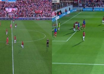 Insólito: Unión cambió su camiseta en el entretiempo