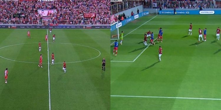 Insólito: Unión cambió su camiseta en el entretiempo