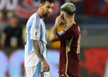 La áspera reacción de Yeferson Soteldo ante un gesto de Lionel Messi