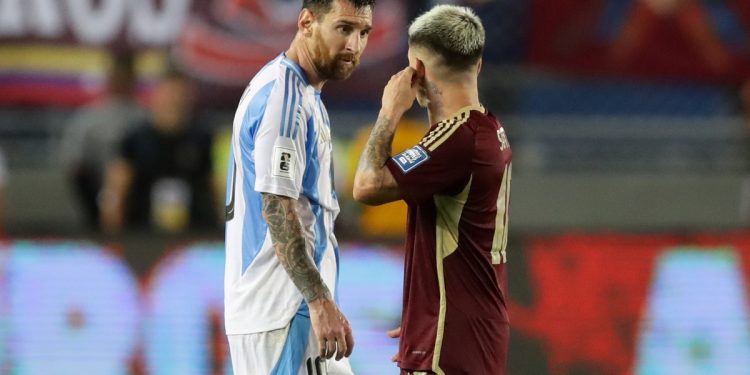La áspera reacción de Yeferson Soteldo ante un gesto de Lionel Messi