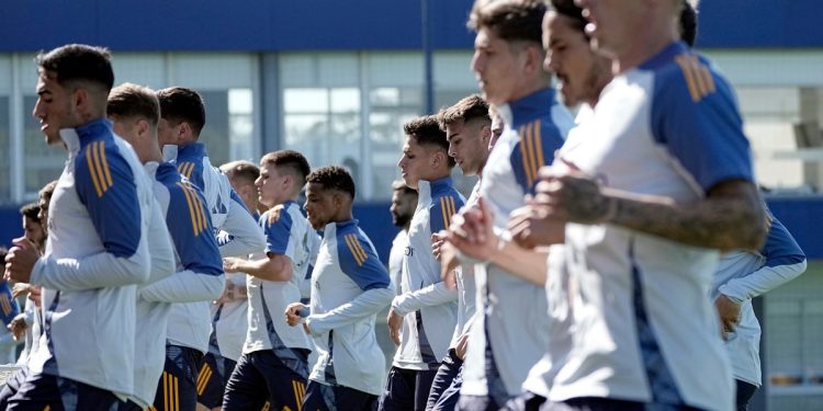 La balanza de Gago: el jugador de Boca que ya bajó de peso