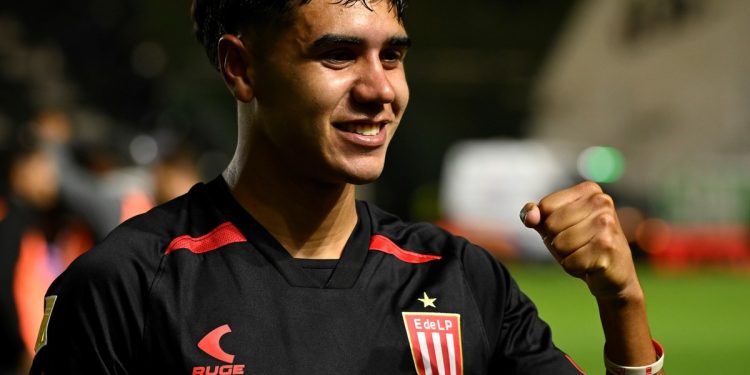 La emoción y las primeras palabras del debutante goleador de Estudiantes ante Banfield