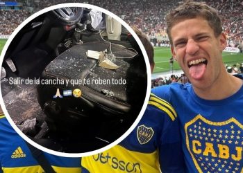 Lamentable: a Diego Schwartzman le robaron tras ir a alentar a Boca