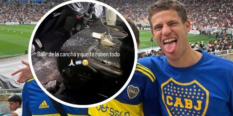 Lamentable: a Diego Schwartzman le robaron tras ir a alentar a Boca
