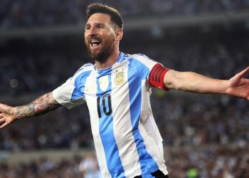 Messi recibió un cuadro especial antes de volver a Miami