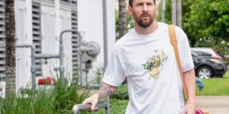 Messi ya se sumó a la Selección en Miami