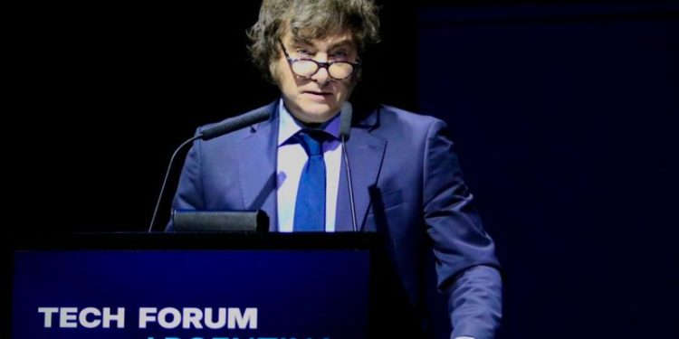 Milei en el Tech Forum Argentina: “Ya quitamos varias regulaciones e invitamos a los capitales a que inviertan acá”