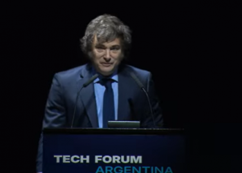 Milei habla en el cierre del Tech Forum Argentina