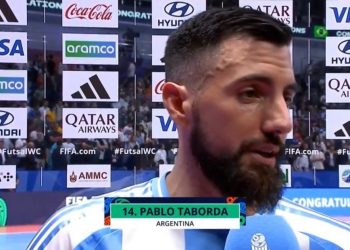 Qué dijo Pablo Taborda luego de perder la final del Mundial de Futsal ante Brasil