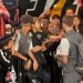 River: Atlético Mineiro, recibido por algunos hinchas de Boca en su llegada al país
