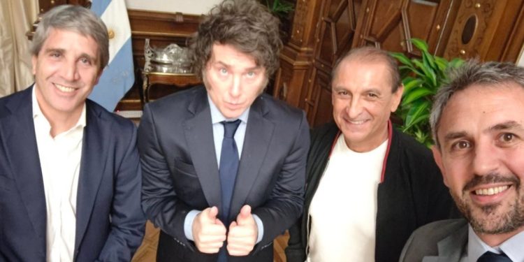 Tras la expropiación de dos de sus campos en La Rioja, Ramón Díaz se reunió con Javier Milei