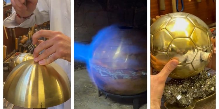 Video: el increíble proceso de creación del Balón de Oro