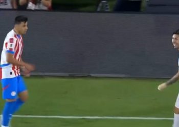 Ángel Romero otra vez picante: se cruzó con Montiel, De Paul y Lautaro Martínez