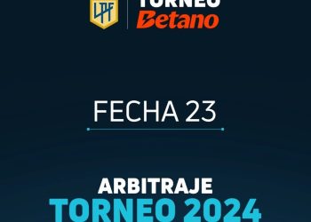 Árbitros, días y horarios de la fecha 23 de la Liga Profesional