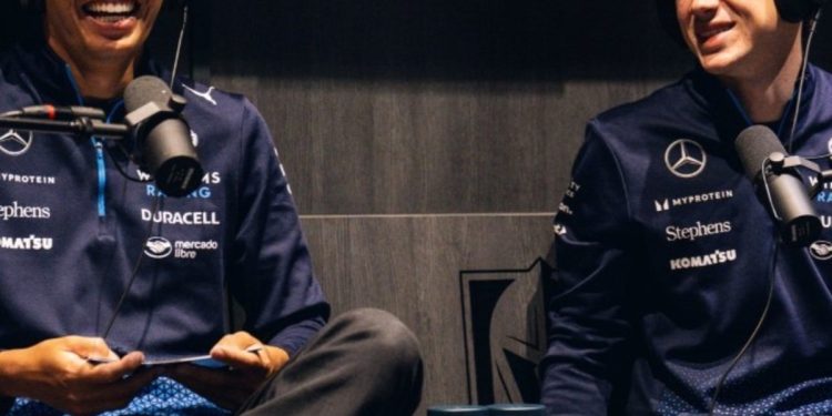 Colapinto le enseñó a Albon una palabra típica argentina y despertó las risas