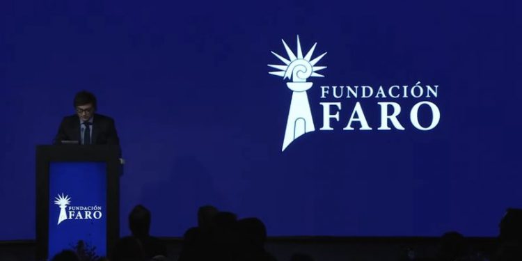 Con una tribuna empresaria, Milei lanzó su think tank con el que busca dar la batalla cultural