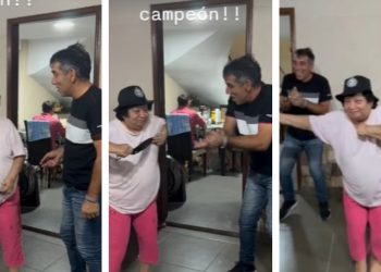 El divertido video de Cuevas festejando el título del Olimpia de Palermo