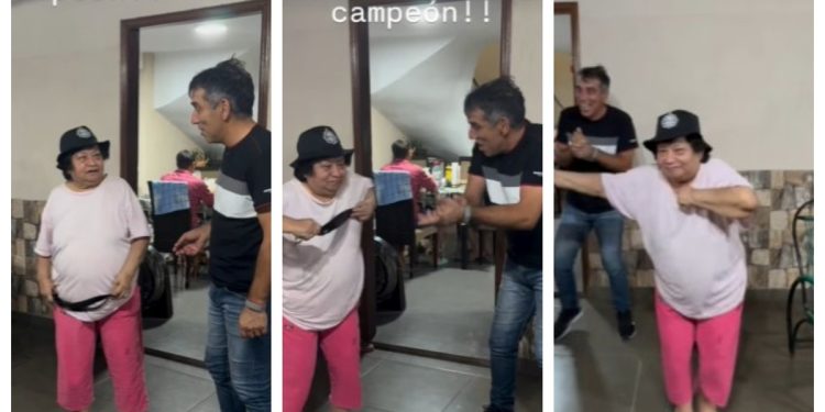 El divertido video de Cuevas festejando el título del Olimpia de Palermo