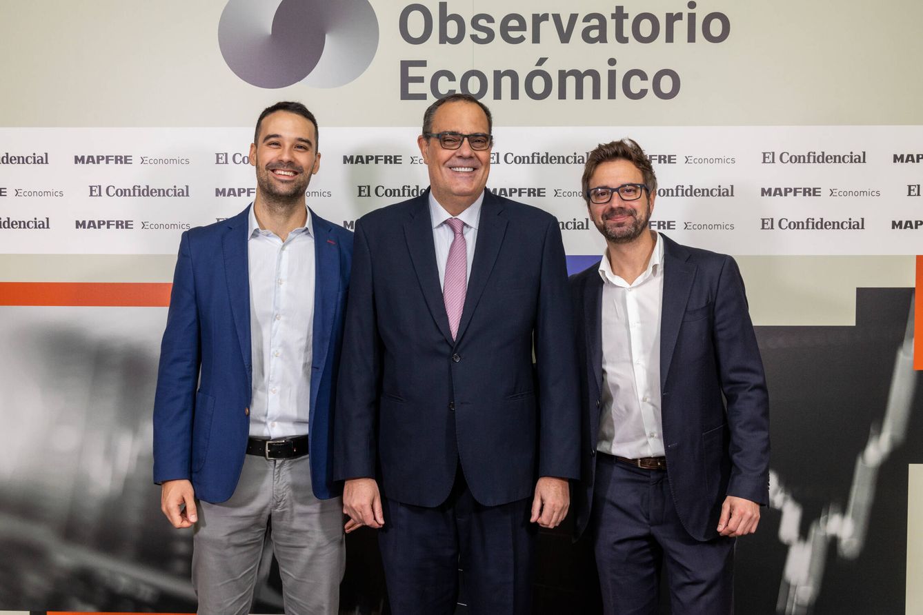 Daniel Badía, Javier Fernández y Javier Caamaño de Mapfre.