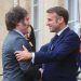 El presidente Javier Milei recibió a Emmanuel Macron en Casa Rosada