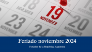 Es oficial: declararon el martes 19 de noviembre feriado y habrá un nuevo fin de semana largo de 4 días