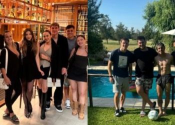 Fotos: los jugadores de River que se juntaron a cenar y el que estuvo con uno de Boca