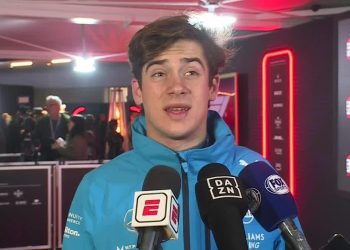 Franco Colapinto terminó las prácticas libres de Las Vegas y aseguró que “había olor a porro”