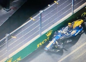 Franco Colapinto cometió un error milimétrico y destrozó el Williams en la clasificación del GP de Las Vegas