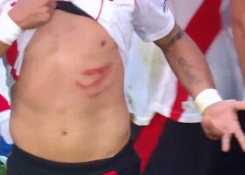 La bronca de Maxi Meza: se llevó los tapones marcados y ¡lo amonestaron!