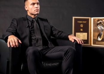 Lautaro Martínez recibió el prestigioso Pie de Oro en Mónaco