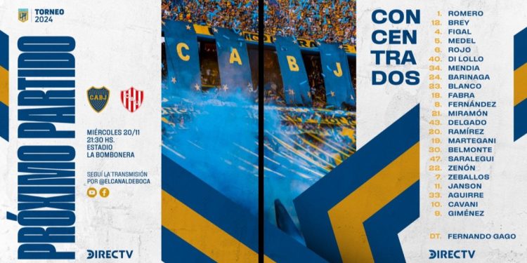 Los concentrados de Boca, con todos los defensores que Gago tiene a mano