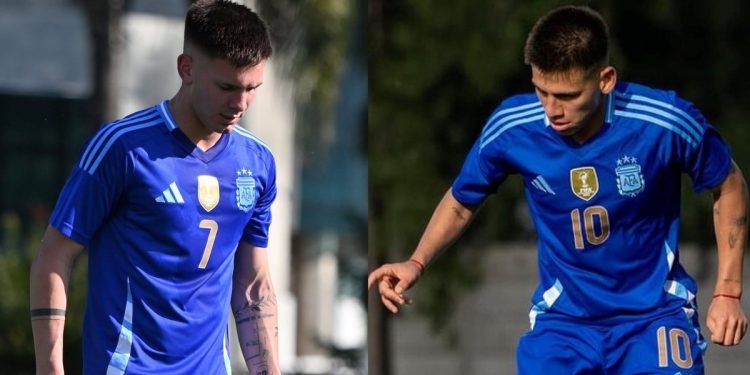 Mastantuono y Echeverri: claves en los amistosos de la Sub 20 y cuándo vuelven a River