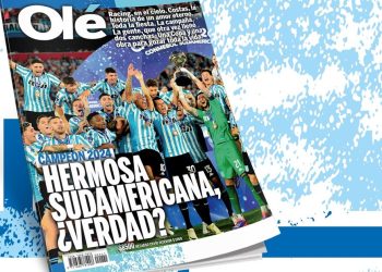 Para que deliren los hinchas: revista y poster de Racing campeón