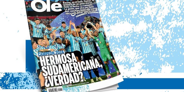 Para que deliren los hinchas: revista y poster de Racing campeón