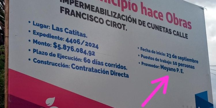 Polémico: por contratación directa le otorgaron una obra a la mujer de un funcionario de Santa Rosa