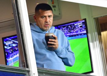 Riquelme en su cumpleaños